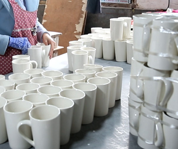 White Ceramic Mugs